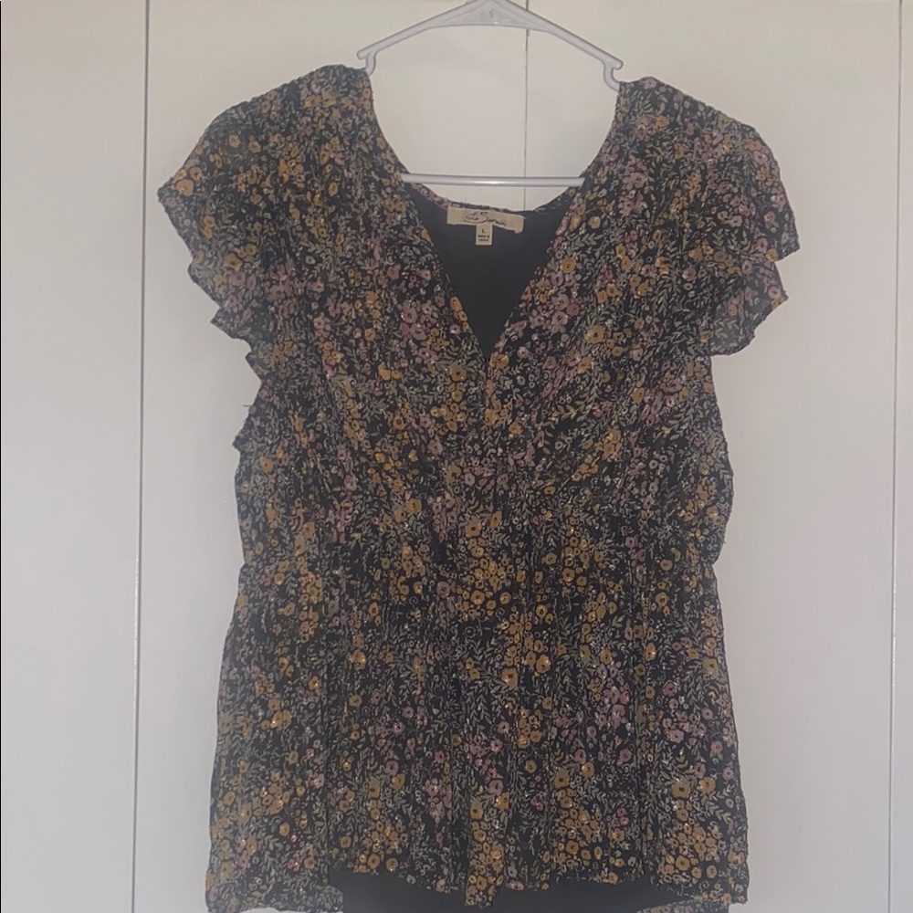 Floral Print Women's Top